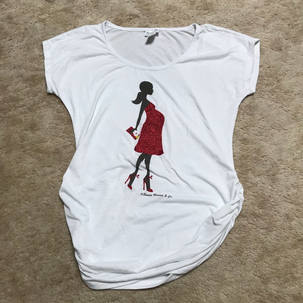 Glitter shirt maternity size small
